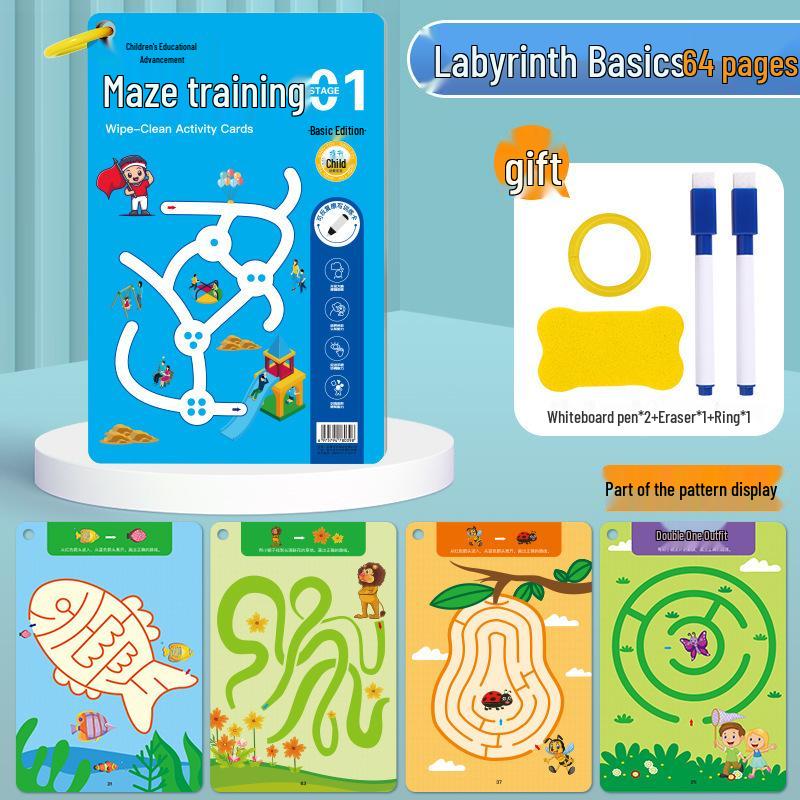 Children’s Maze Game and Brain Development Book