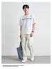 Yizhi Men's Summer 2025 European & American Heavyweight Letter Print Short-Sleeved T-Shirt
