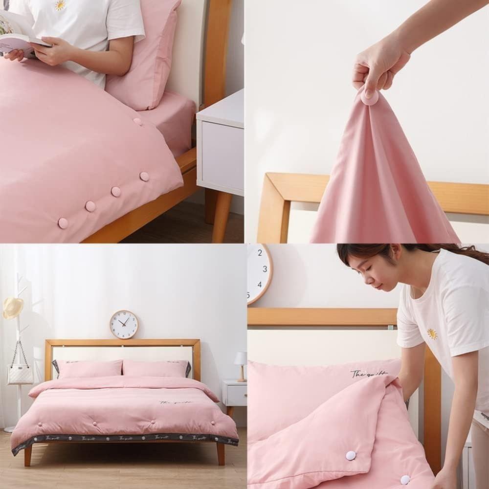 12Pcs Non-Slip Duvet Cover Clips Safe Blanket Buckles Sturdy Bed Sheet Fastener Grippers  Home
