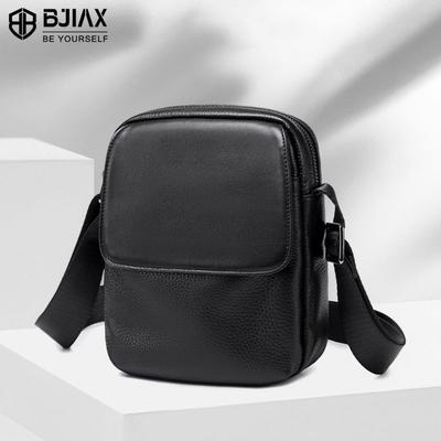 Leather Men'S Crossbody Bag Men'S Shoulder Bag First Layer Cowhide Large Capacity Light Commuter Leisure Bag