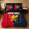 Genoa CFC Pattern Bedding Home Decoration Birthday Gift ( 1 duvet cover + 2 pillowcase, without core),fan merchandise.