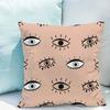 Pillowcases X Cushions Eyelash Cushion Cover for Pillow Covers Decorative Couch Pillows Double-sided Printing Short Plush