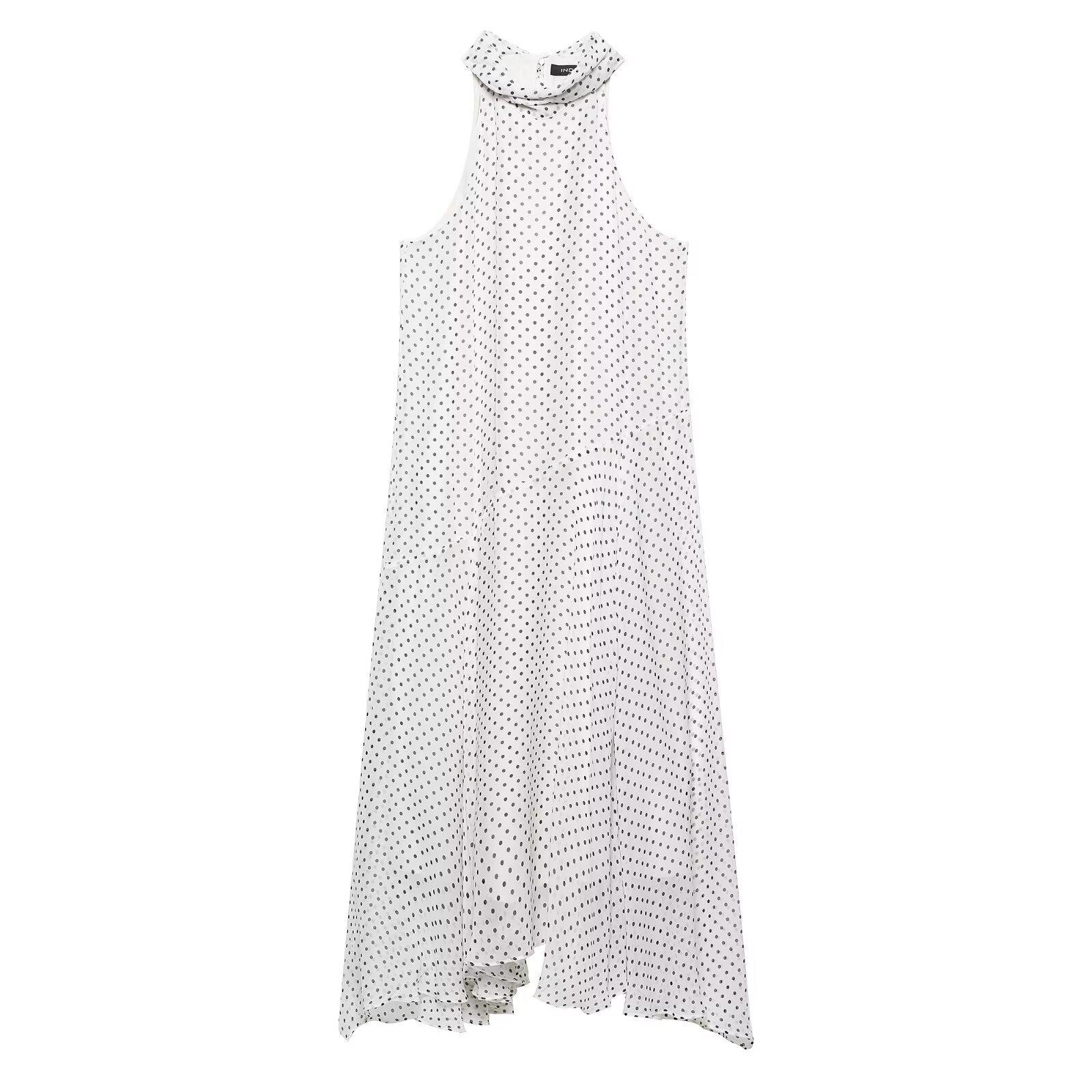 

Женское платье халтер в горошек из сетки TAOP&ZA Medium