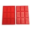 Silicone 9-Cavity Square Mold for Cake, Soap, Mousse, and Large Ice Cubes