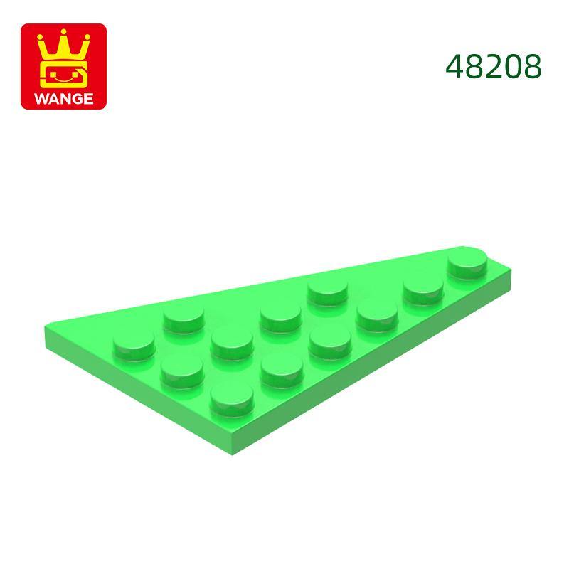 

Non-Toxic 49Pcs/Lot 48208 4X6 Wedge Left Plate Building Blocks Moc Classic Accessories Compatible With Brick Toys Children Gift Box about 49pcs
