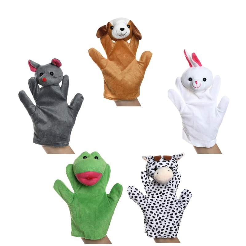 Cute Animal Plush Hand Puppets For Kids Soft And Safe Gift Idea For Play And Decoration 20cm Height