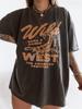 Wild West Western Comfort Colors Grafik-T-Shirt | Boho Hipster Hippie Shirt | Retro Vintage Inspiriertes Grunge Shirt
