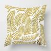 Nordic Fall Home Decor Autumn Throw Pillow Case Sofa Cushion Cover Modern  Plant Green Leaf