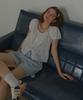 ANOETIC Anc Frill String Banding Shorts_Stripe Blue