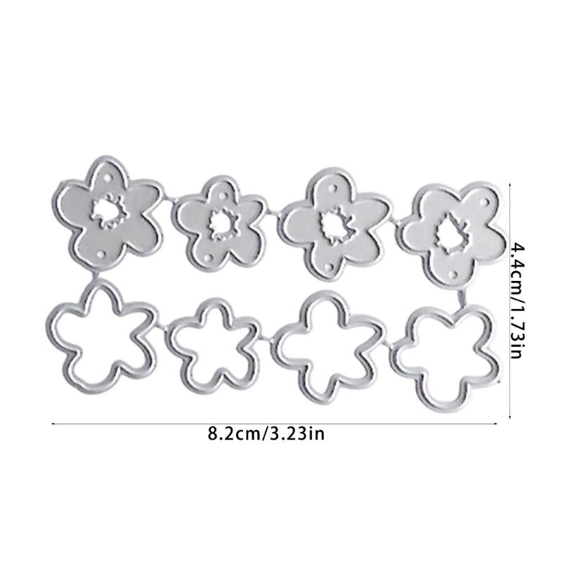 Flower Cutting Dies Carbon Steel Die Cut Metal Embossing Templates Decorative Embossing Paper Die Cut for Card Making