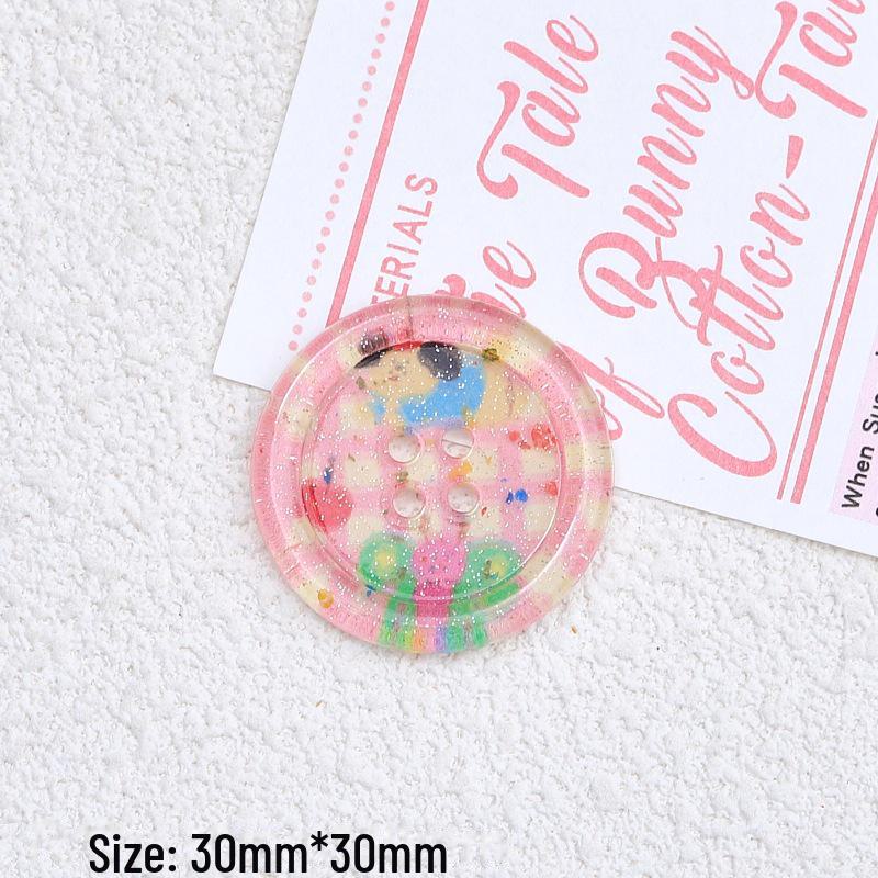 Handgemachte Harz-Cartoon-Eiscreme-Kleber-Ornamente für Kleidung und Taschen