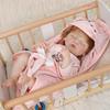 Cloveray Reborn Babypuppe mit Wechselkleidung und einer beruhigenden, realistischen Neugeborenen-Babypuppe mit Magnet. Perfektes Geburtstagsgeschenk, 55 cm (55 cm) Puppe,
