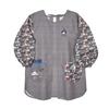 Kappo Wear Matilda Ribbon Open Round Hem Kappo Gray [Kusuguru Japan] Women's M-L