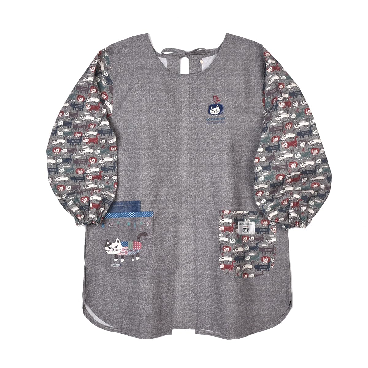 

Kappo Wear Matilda Ribbon Open Round Hem Kappo Gray [Kusuguru Japan] Women s M-L серый