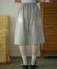 AMBLER Angel Star Patch Bermuda Pants Bermuda Single-Pleat Sweat Shorts Asp901 (Melange)
