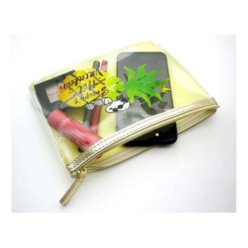 Snoopy Clear Pouch Pineapple