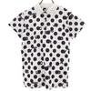 Jack Bunny!! Dot Pattern Golf Short Sleeve Polo Shirt 1 White Polka Dot Women Used