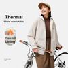Li Ning Sports Fashion Series Solid Color Zipper Hooded Comfortable Breathable Fleece Warm Cardigan Sweatshirt Women Sweatshirt AWDUB66-2