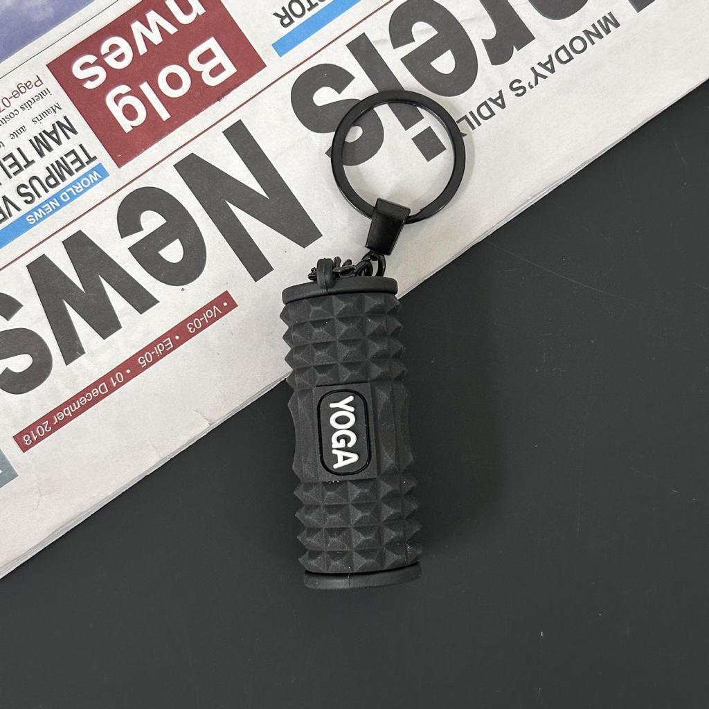 Fitness Series Gummi-Schlüsselanhänger: Hantel- & Kurzhantel-Anhänger für Geschenke