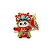 Peking Opera Panda Cartoon Brooch Chinese National Style Four Roles Of Peking Opera Metal Badge Decoration For Backpack Clothing Accessory