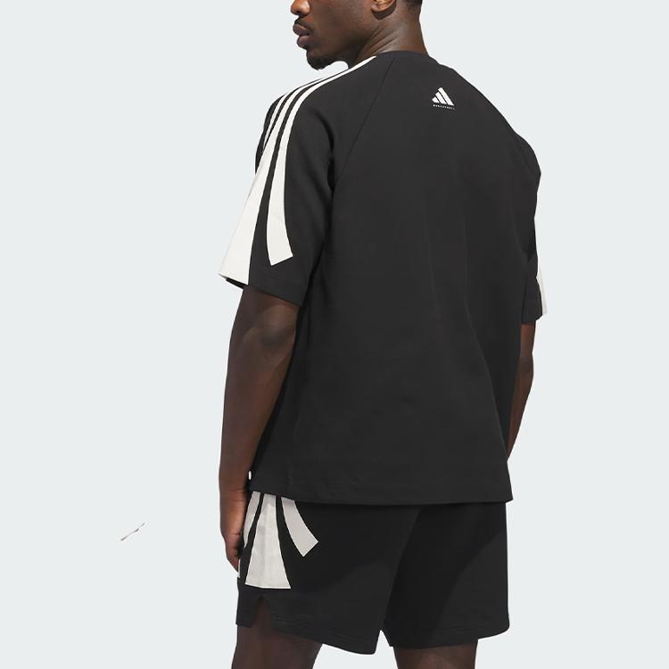 Adidas Basketball Loose Fit Crew Neck Comfortable Short Sleeve T-Shirt Unisex Tops JX5592