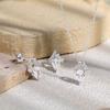 Sterling Silver Zircon Pendant Necklace for Women Trendy Waterdrop Design High-End Jewelry Gift Option