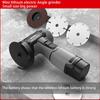 16.8V Rechargeable Angle Grinder Lithium Battery High-Speed Grinding Cutting Polishing Tool 28000RPM Efficient