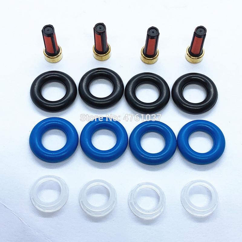 Whole Sale 4Sets For Mazda 6 Fuel Injector Repair Kit for Part #0280156156 0280156248 0280156154