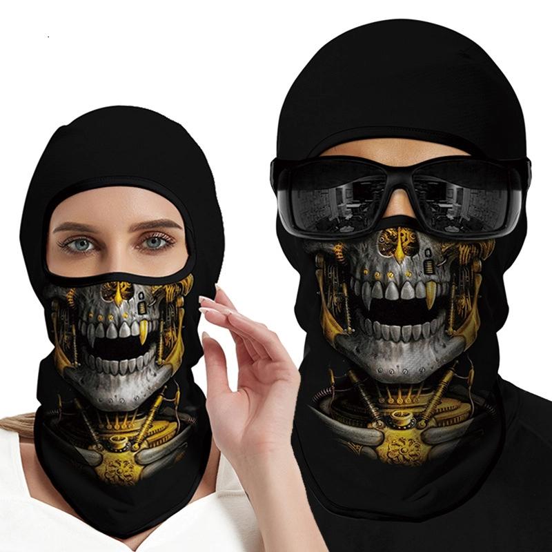 Summer Sunscreen Headgear For Men And Women Outdoor Motorcycle Riding Helmet Lining Headgear Fishing Funny Face Gini Face Mask