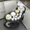 Steel Kitchen Cabinet Storage Home Spices Organizer Stackable Closet Drawer Furniture Household Hanging Cabinet Accessories