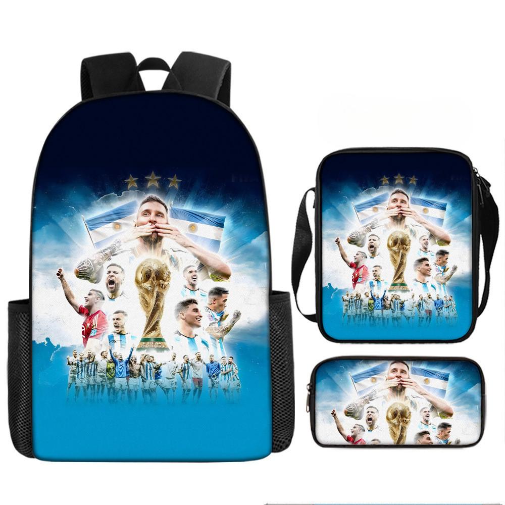 Elementary Students School Backpack Set Lightweight Oxford With Multiple Compartments For Afterschool Tutorage