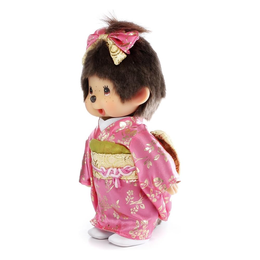 Monchhichi Furisode Monchhichi Plush Doll 20cm Height Girl Toy