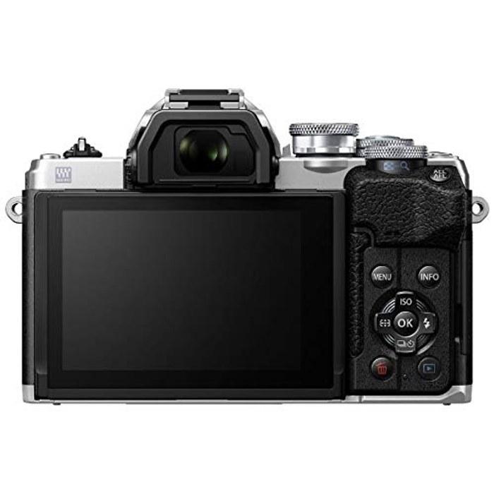 Olympus Mirrorless Camera OM-D E-M10 MarkIV EZ Double Zoom Kit Silver