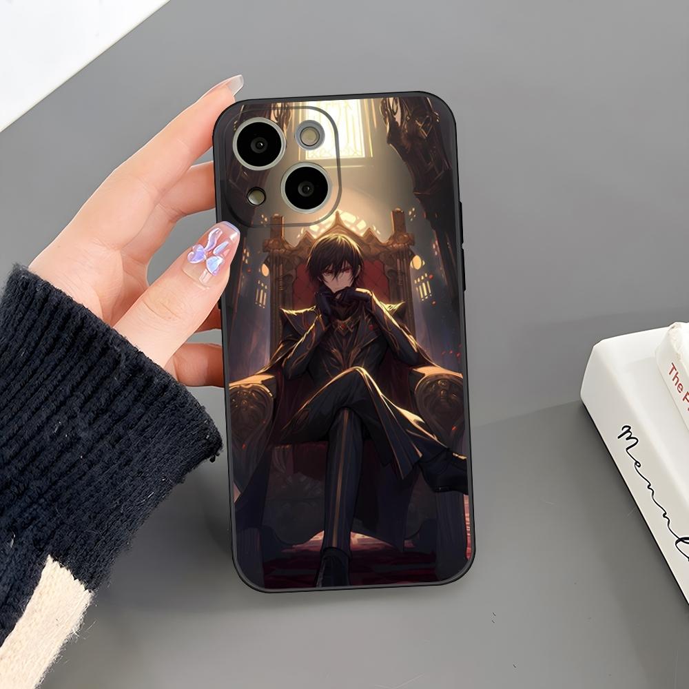 Code Geass Phone Case For Iphone 16 Plus 15 14 Pro Max 13 Mini 11 12 Xr X Xs 6 7 8 SE Plus Back Cover