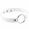 Black gothic choker punk leather choker rock collar women goth choker necklace fashion jewelry
