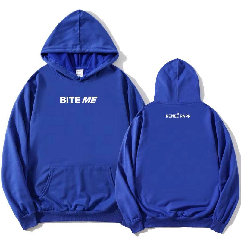 Reneé Rapp Bite Me Hoodies 2025 Album Grafische Print Sweatshirts Met Capuchon Lange Mouw Mode Pullovers Fleece Dames Hoodie Meisje