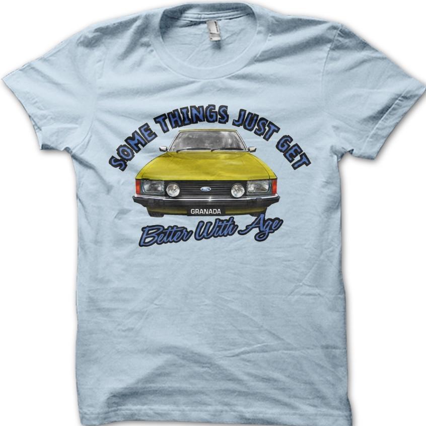 Granada Some Things Get Better With Age Classic Vintage Car T-Shirt 06161 S разноцветный