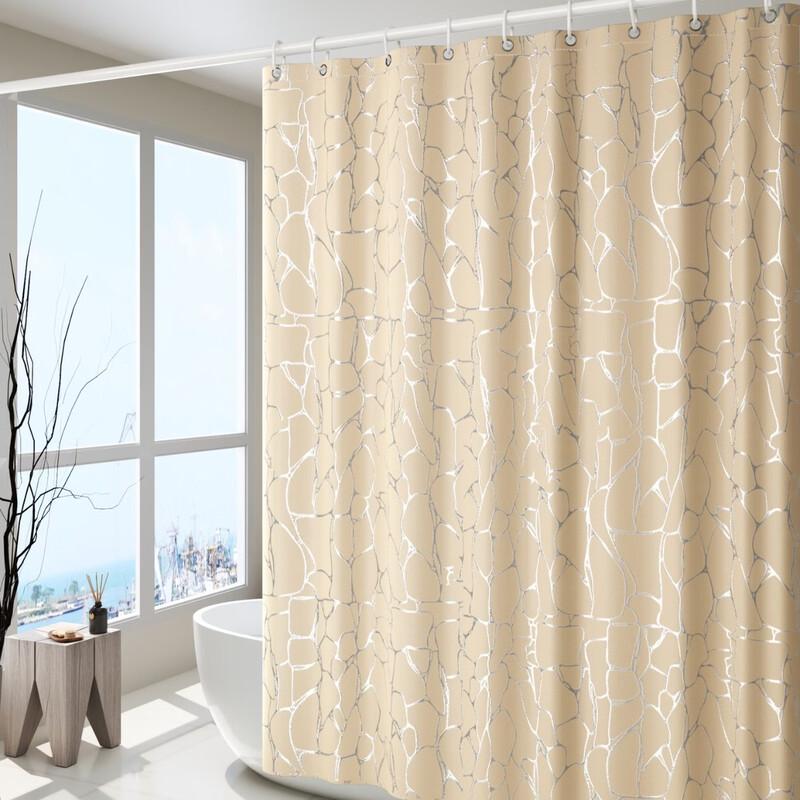 Yicang Waterproof Punch-Free Shower Curtain