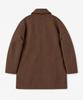GRAYBLVD Evan Woolblend Half Coat (Brown)