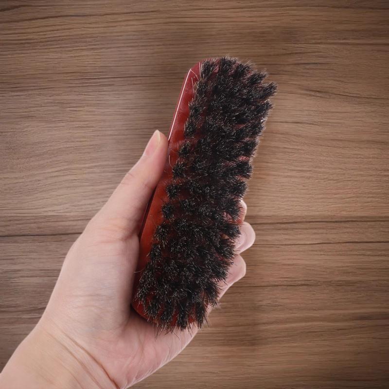 Premium Car Interior Cleaning Brush with Horsehair, Ideal for Furniture, Apparel, Bags