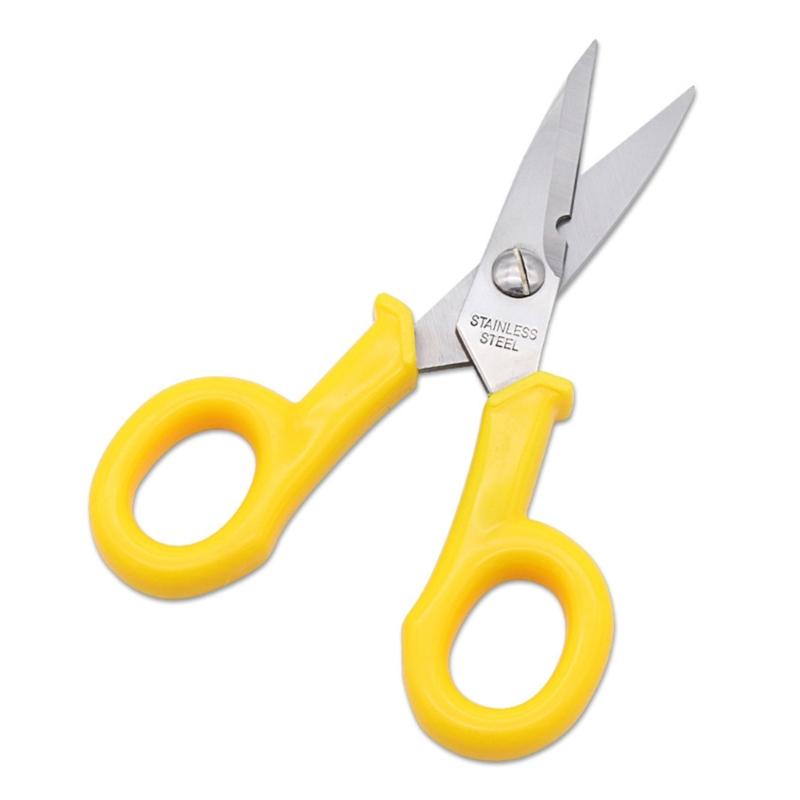 Portable Stainless Electrician Scissors Heavy Duty Shears Multi-purpose Cutter Blade for Electricians Working Tools