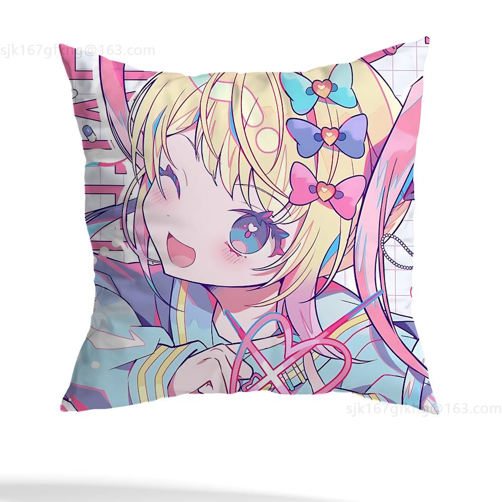 NEEDY GIRL OVERDOSE KAnge Pillowcase Casual Style Decoration, Suitable for Home Decoration (excluding Pillow Core)
