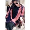 Imitation Cashmere Scarf Spring Autumn Women's Block Color Warm Thick Shawl
