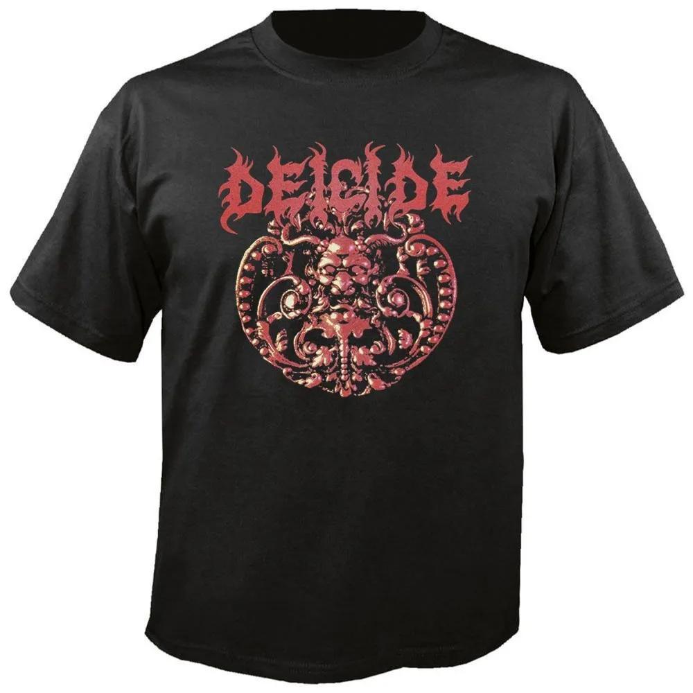 Unisex Short Sleeve Crew Neck Cotton T Shirt Deicide Blasphererion XXXL