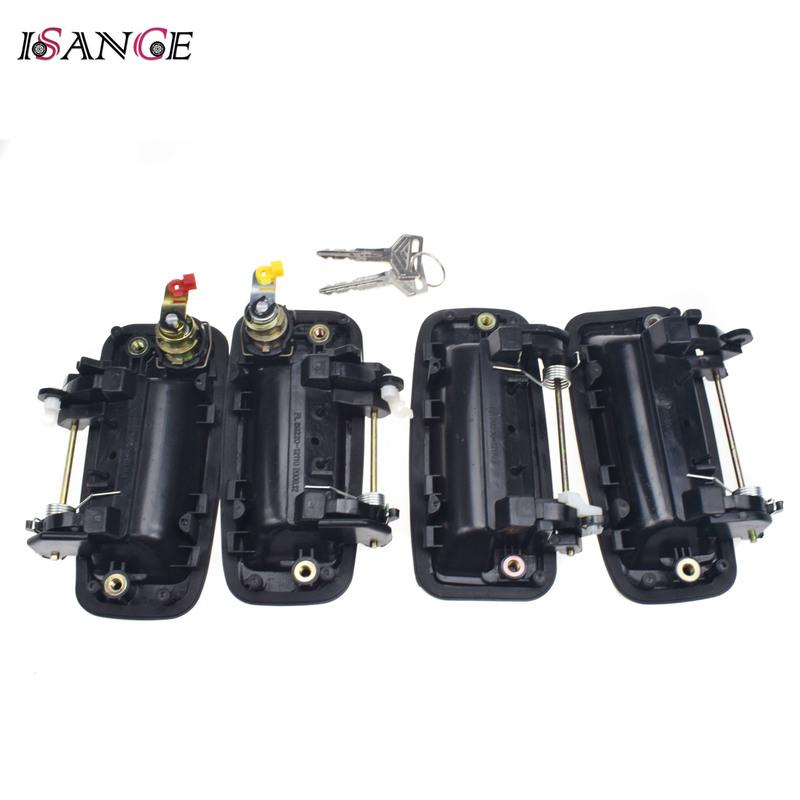 Outside Door Handle Front Rear Left Right LH RH & Door Lock Cylinder 69220-12110 For Toyota Corolla 1988 1989 1990 1991 1992