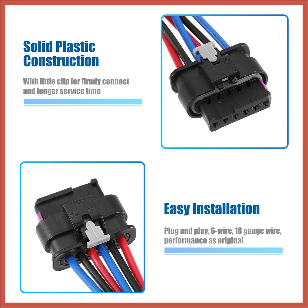 ACROPIX Tail Light Wiring Harness for Mini Cooper F55 F56 F57 Tail Lamp Connector Harness Bulb Socket Harness Connector 63217361305 Tail Light Wire