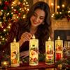 4pcs Santa Claus LED Candle Light Set Battery Powered Electronic Candle Set  Home Decor