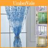 Country Style Floral Print Curtains Decorative Sheer Tulle Multiple Colors 106/79in
