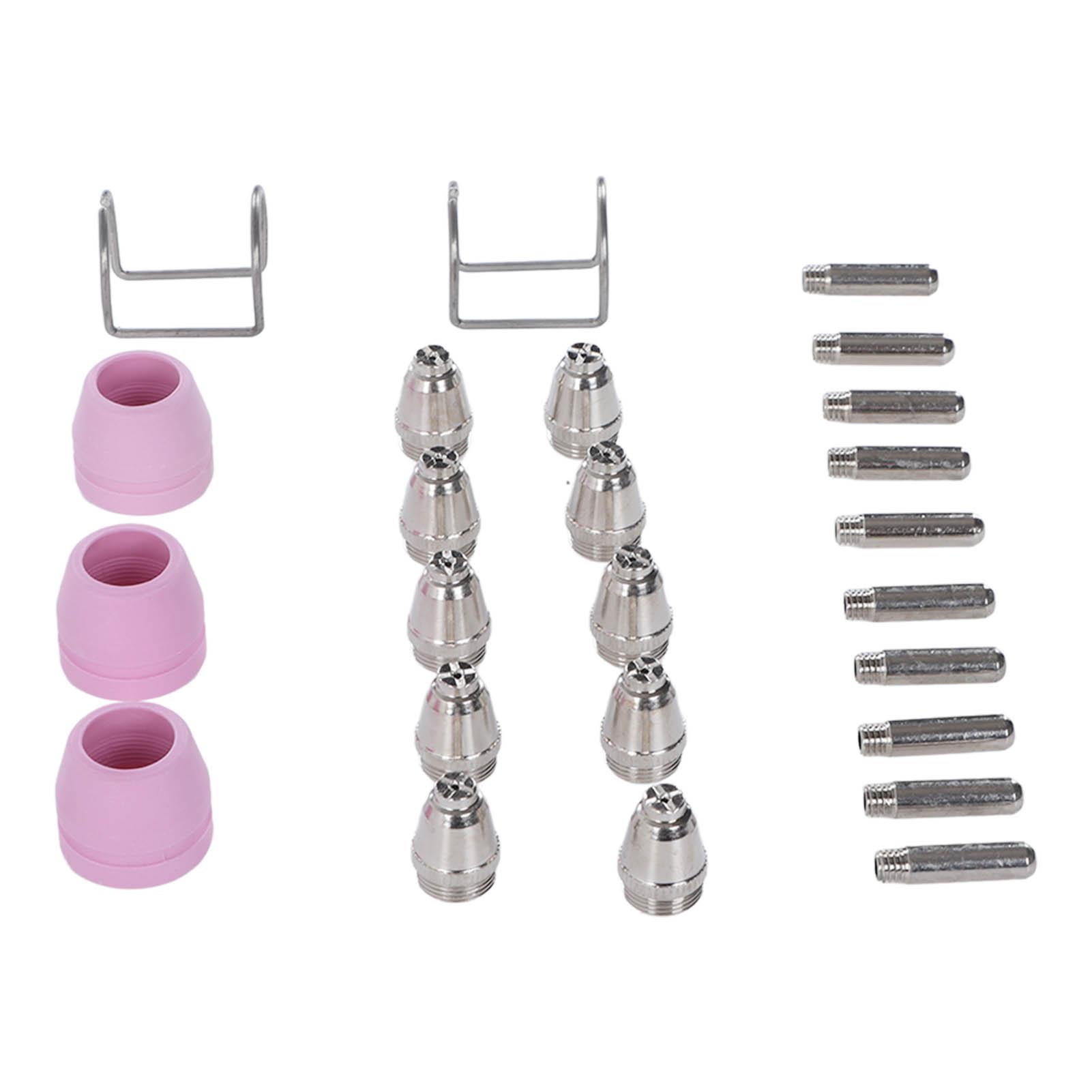 

Набор из 25 шт. Электроды и сопла Замена Расходные материалы для плазменной резки для AG60 SG51