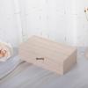 In-Stock Paulownia Wood Retro Flip-Top Rectangular Storage Box